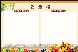 飲食文化公告欄圖片