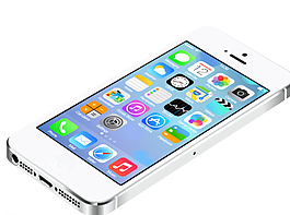 白色iphone5矢量素材圖片