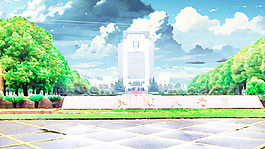 動畫風格背景