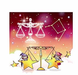 星座卡通图案 矢量AI_12
