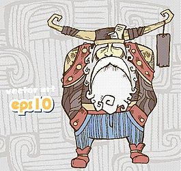 另類卡通圖案 矢量EPS_147