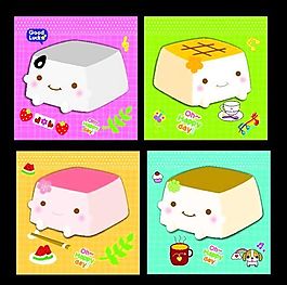可愛卡通圖案 矢量CDR_345