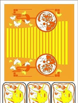 可愛卡通圖案 矢量CDR_140