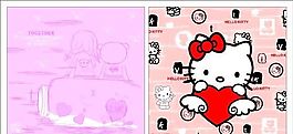 可愛卡通圖案 矢量CDR_138