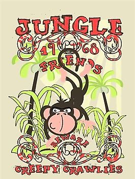卡通動物印花 矢量CDR_639