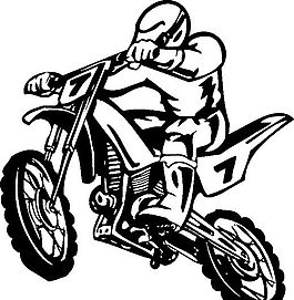 雷霆戰(zhàn)車 摩托車  矢量EPS_097