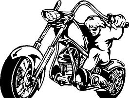 雷霆戰(zhàn)車 摩托車  矢量EPS_084