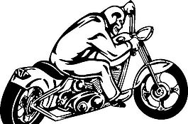 雷霆戰(zhàn)車 摩托車  矢量EPS_065