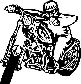 雷霆戰(zhàn)車 摩托車  矢量EPS_052