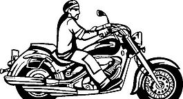雷霆戰(zhàn)車 摩托車  矢量EPS_030