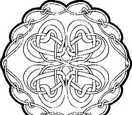 凱爾特人飾品 矢量EPS_228