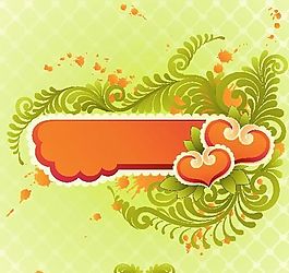 心形花紋 愛(ài)心圖案 矢量EPS_78