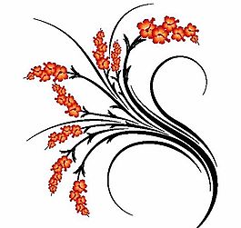 歐美花紋 矢量AI_9587