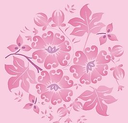 歐美花紋 矢量EPS_9456