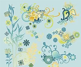 歐美花紋 矢量EPS_9452