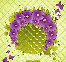 歐美花紋 矢量EPS_9425