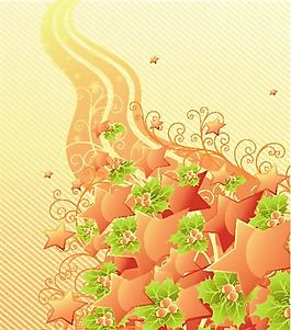 歐美花紋 矢量EPS_9424