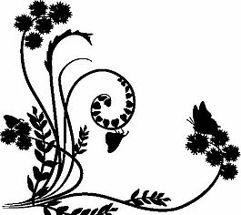 歐美花紋 矢量EPS_9333