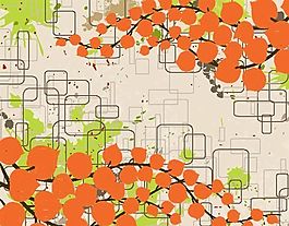 歐美花紋 矢量EPS_9007