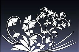 歐美花紋 矢量EPS_8982