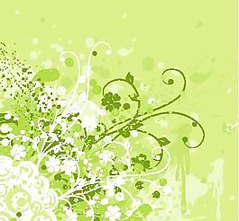 歐美花紋 矢量EPS_8873