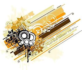 歐美花紋 矢量EPS_8613