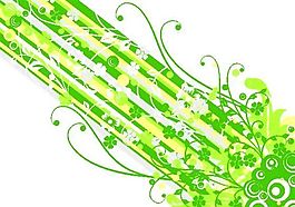 歐美花紋 矢量EPS_8539