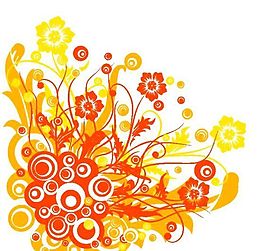 欧美花纹 矢量EPS_8535