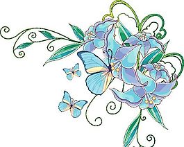歐美花紋-8507 矢量CDR
