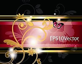 歐美花紋-8408 矢量EPS