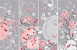 歐美花紋-8354 矢量EPS