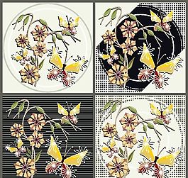 歐美花紋-8159 矢量CDR