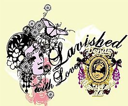 歐美花紋-7573 矢量CDR