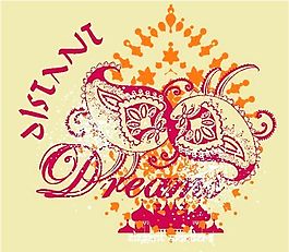歐美花紋-7421 矢量CDR