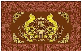 歐美花紋-6954 矢量AI