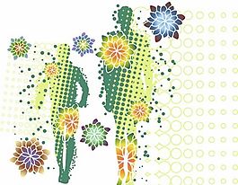 歐美花紋-6891 矢量AI