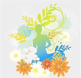 歐美花紋-5491 矢量AI