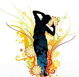 歐美花紋-5130 矢量EPS