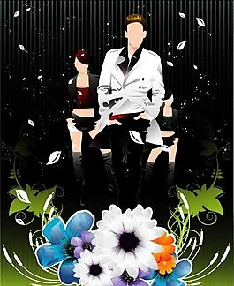 歐美花紋-5096 矢量EPS