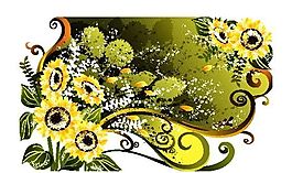 歐美花紋-4931 矢量EPS