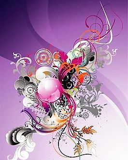 歐美花紋-4799 矢量EPS