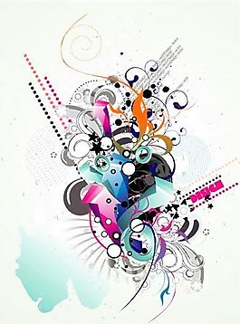 歐美花紋-4792 矢量EPS