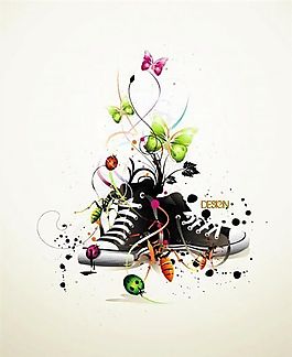 歐美花紋-4785 矢量EPS