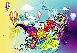 歐美花紋-4663 矢量EPS