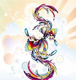 歐美花紋-4656 矢量EPS
