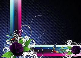 歐美花紋-4638 矢量EPS