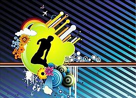 歐美花紋-4622 矢量EPS