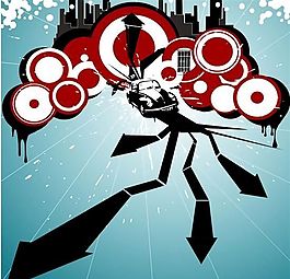 歐美花紋-4586 矢量EPS