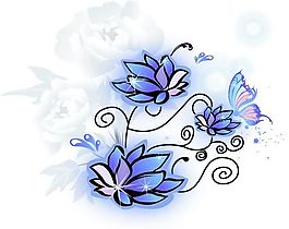 歐美花紋-4498 矢量EPS