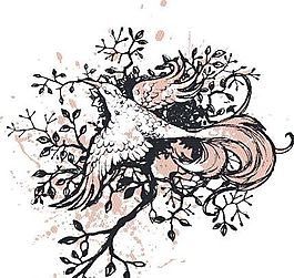 歐美花紋-4452 矢量EPS